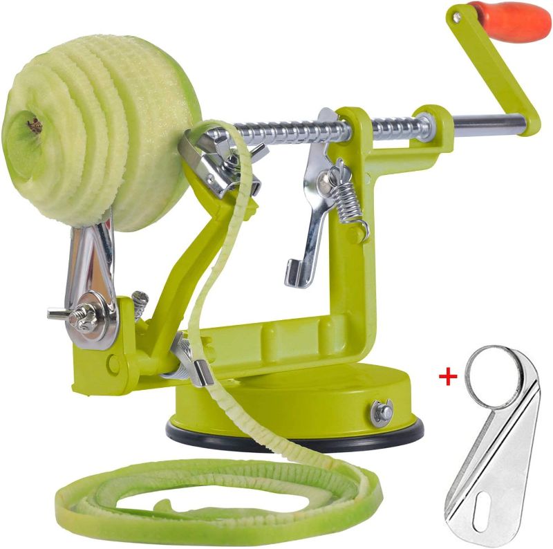 Photo 1 of Apple peeler, HouseMila Apple Peeler and Corer with Suction Base 3 in 1 Slinky Machine Durable Heavy Duty Die Apple Peelers