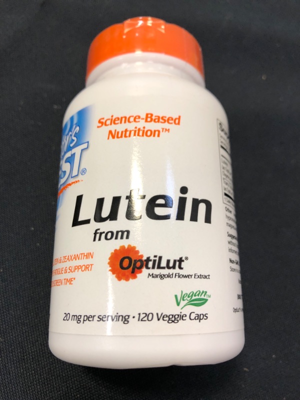 Photo 2 of Doctor's Best Lutein with OptiLut - 120 Veggie Caps  EXP 8/2023