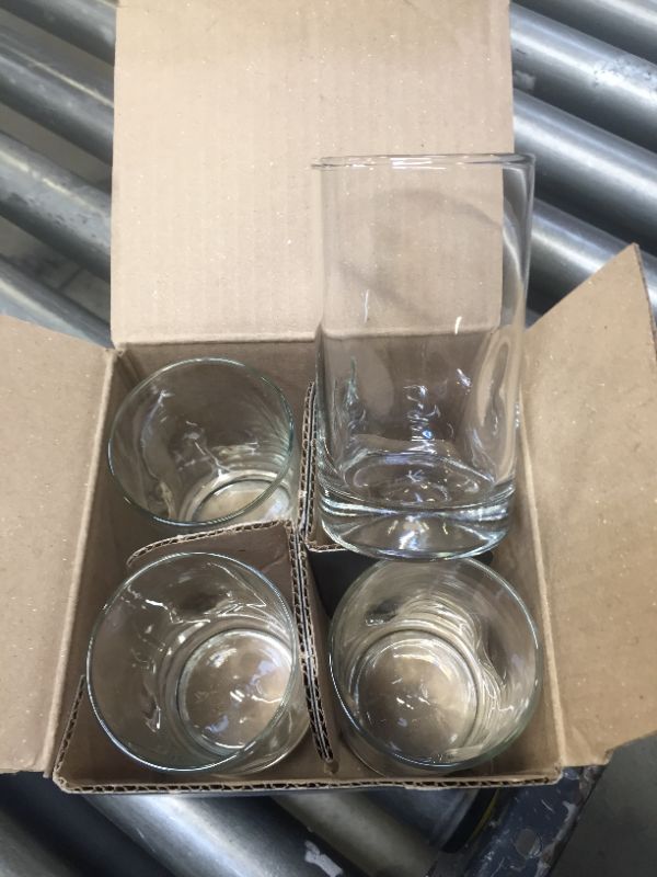 Photo 3 of 10oz 4pk Glass Telford Tumbler.  Box Packaging Damaged, Item is New. 