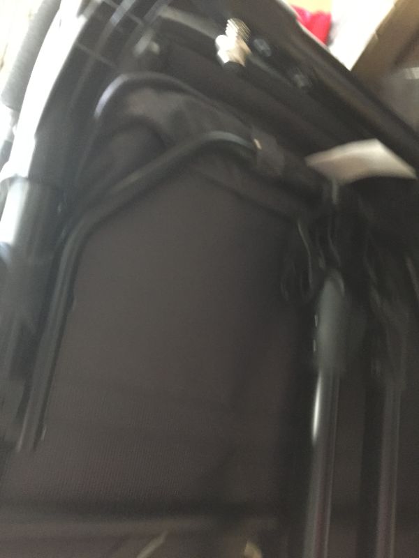 Photo 7 of Baby Trend Expedition Stroller Wagon - Color:Liberty Midnight. Box Packaging Damaged, Item Moderate Use, Scratches and Scuffs on item, Wear on item. 