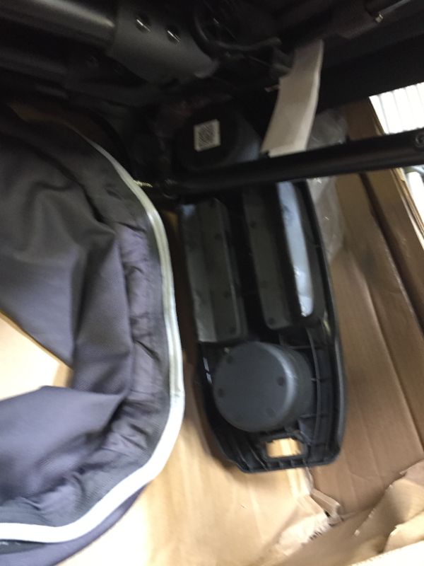 Photo 6 of Baby Trend Expedition Stroller Wagon - Color:Liberty Midnight. Box Packaging Damaged, Item Moderate Use, Scratches and Scuffs on item, Wear on item. 