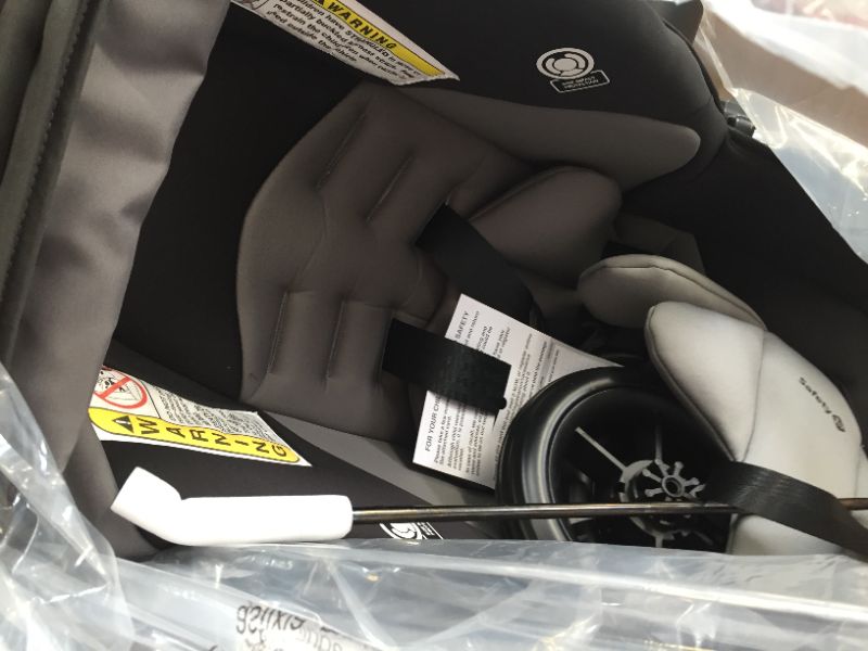 Photo 5 of Safety 1st Smooth Ride Travel System with OnBoard 35 LT Infant Car Seat, Monument. Box Packaging Damaged, Minor Use, Minor scuffs on item. 
