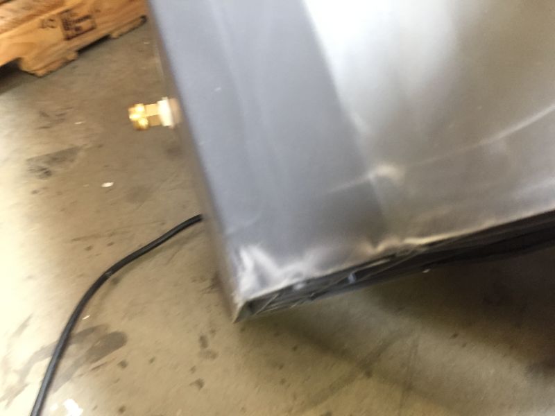 Photo 7 of Hessaire MC37M Evaporative Cooler, 3,100 CFM, Gray,No Box Packaging, Moderate Use, Scratches and Scuffs on item. Plastic Casing Opening Up Near Bottom as Shown in Pictures. Turn on and Blows Airs, Hardware Underneath Item
