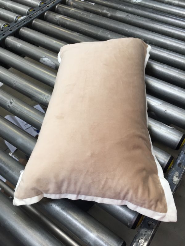 Photo 1 of 12"x20 Rectangle Velvet Pillow. Minor Use, Not in Original Packaging.
