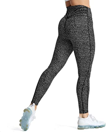 Photo 1 of Aoxjox High Waisted Workout Leggings for Women Compression Tummy Control Trinity Buttery Soft Yoga Pants 27"
