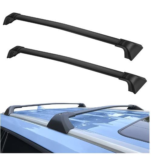 Photo 1 of YITAMOTOR Roof Rack Cross Bars Compatible for 2020-2022 Highlander XLE & Limited & Platinum, Aluminum Cargo Carrier Rooftop Luggage Bike Crossbars with Side Rails
