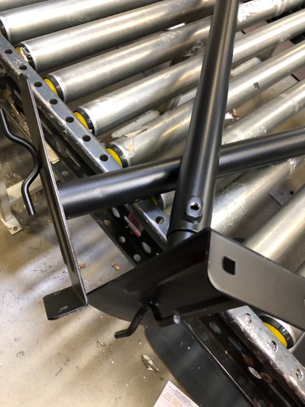 Photo 1 of AA-Racks Model DX36 Universal Pickup Truck Cap & Topper 2 Bar Ladder Roof Van Rack System Adjustable Steel Cross Bars - Sandy Black, , Box Packaging Damaged, Moderate Use, Scratches and Scuffs Found on item
