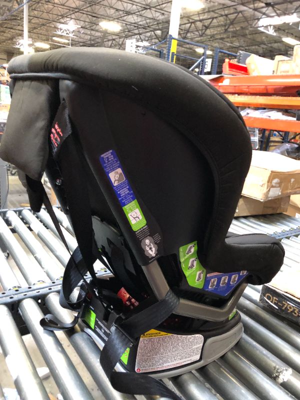 Photo 9 of Britax Allegiance 3 Stage Convertible Car Seat, Luna, Box Packaging Badly Damaged, Moderate Use, Scratches and Scuffs Found on item, Hair Found on Item From Previous Use. 
