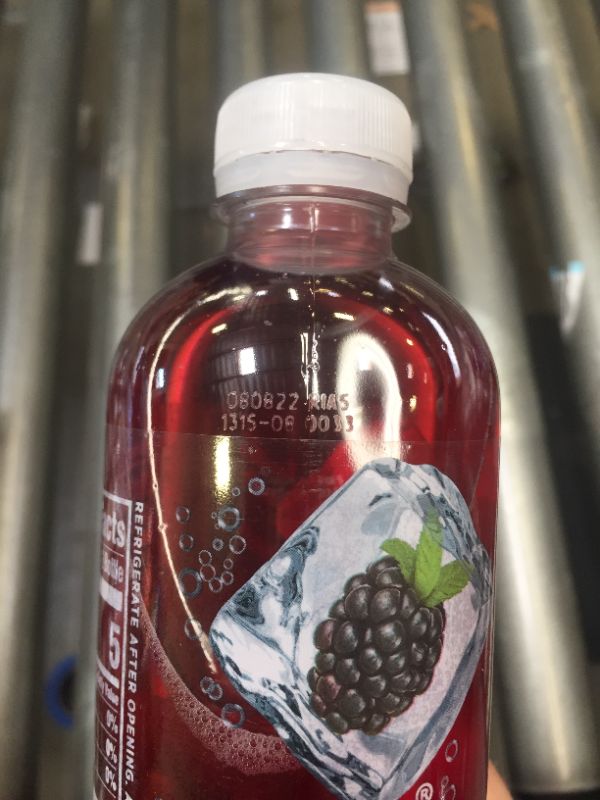 Photo 3 of 2 Box Bundle. Sparkling ICE, Black Raspberry Sparkling Water, Zero Sugar Flavored Water, with Vitamins and Antioxidants, Low Calorie Beverage, 17 fl oz Bottles (Pack of 12) Best By 08/08/2022
