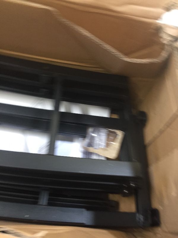 Photo 4 of Amazon Basics Smart Box Spring Bed Base, 9-Inch Mattress Foundation - King Size, Tool-Free Easy Assembly, Box Packaging Damaged, Moderate Use, Scratches and Scuffs on item, Missing Parts, and Hardware, Selling for Parts.
