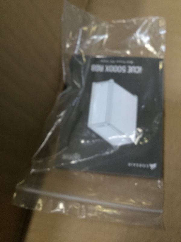 Photo 1 of Corsair iCUE 5000X RGB Tempered Glass Mid-Tower ATX PC Smart Case - Black, Box Packaging Damaged, Moderate Use, Scratches and Scuffs Found on item, Missing Parts. 
