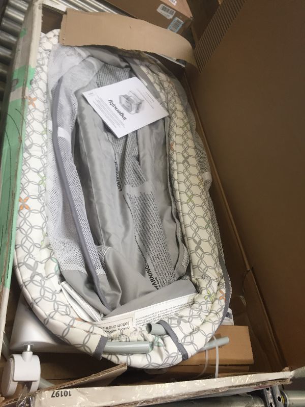 Photo 3 of Ingenuity Dream and Grow Bedside Bassinet 2-Mode Crib 0-12 Months, Box Packaging Damaged, Minor Use
