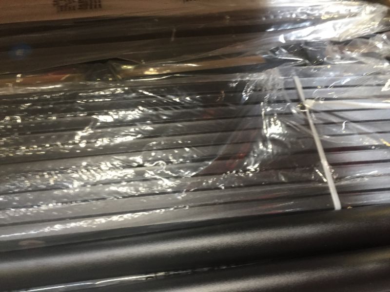 Photo 7 of Amazon Basics Heavy Duty Non-Slip Bed Frame with Steel Slats, Easy Assembly - 18 inches, Full, Box Packaging Damaged, Minor Use
and Scuffs Found on Item.

