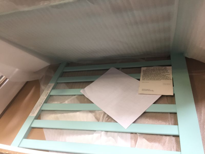 Photo 6 of Dream On Me, Edgewood 4-in-1 Convertible Mini Crib, Mint, Box Packaging Damaged, Item is New

