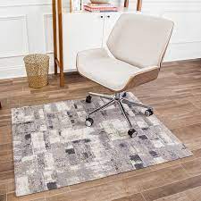 Photo 1 of Anji Mountain Rug'd Collection Chair Mat For All Surfaces including Plush Carpets, 36 x 48-Inch, Aarhus, Box Packaging Damaged, Moderate Use, Creases in Rug, Bends in Rug. Rug dirty From Previous Use
