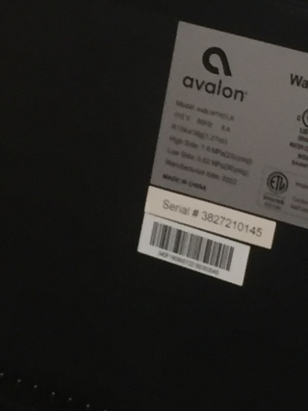 Photo 6 of Avalon 3 Temperature Water Cooler Dispenser, No Box Packaging, Scratches and Scuffs on item, Door Broken, Hinge Broken, Missing Parts, Selling for Parts. 