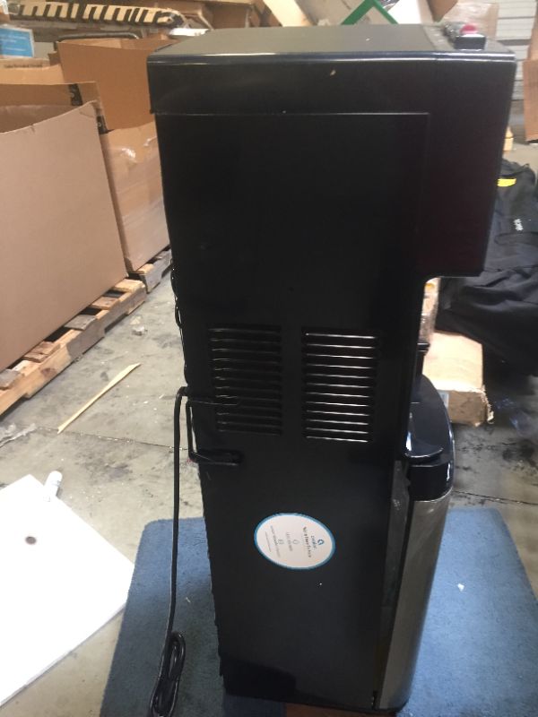 Photo 8 of Avalon 3 Temperature Water Cooler Dispenser, No Box Packaging, Scratches and Scuffs on item, Door Broken, Hinge Broken, Missing Parts, Selling for Parts. 
