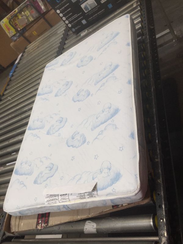 Photo 5 of Dream on Me 3 in. Inner Spring Play Yard Mattress, Box Packaging Damaged, Minor Use
