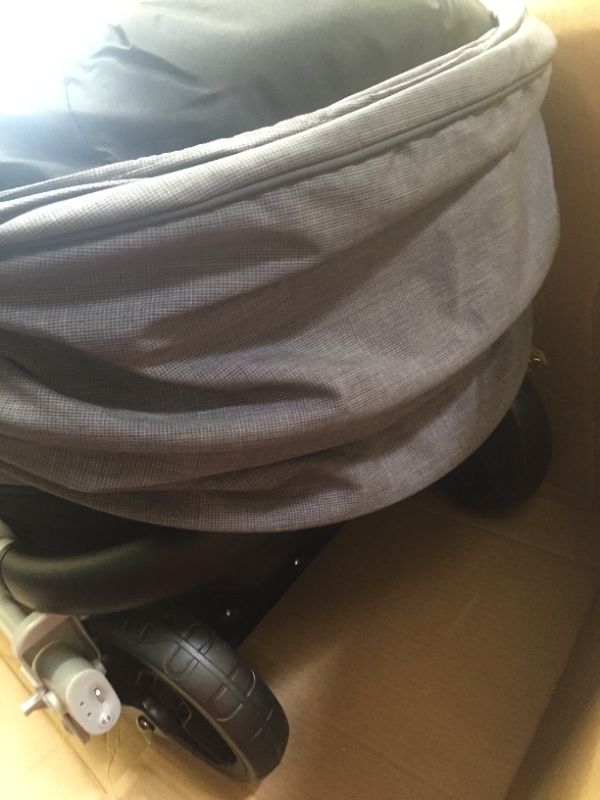 Photo 8 of Graco Modes Nest Travel System Includes Baby Stroller with Height Adjustable Reversible Seat, Box Packaging Damaged, Not in Original Box Packaging, Moderate Use, Scratches and Scuffs Found on item, Missing Parts, Missing Cup holder, Hair Found on item, Di