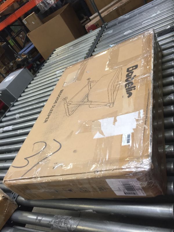Photo 1 of Babelio Baby Bassinet, Foldable Baby Bedside Sleeper with Mattress, Mosquito Net, Portable Travel Bag Included for Newborn Baby Boy/Girl, Adjustable Height, Box Packaging Damaged, Moderate Use, Scratches and Scuffs Found on Item, Hair Found on Item, Dirty