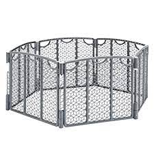 Photo 1 of Evenflo Versatile Play Space - Style:6 Panel\ - Color:Cool Gray, Box Packaging Damaged, Moderate Use, Scratches and Scuffs Found on Item, Dirty From Previous Use

