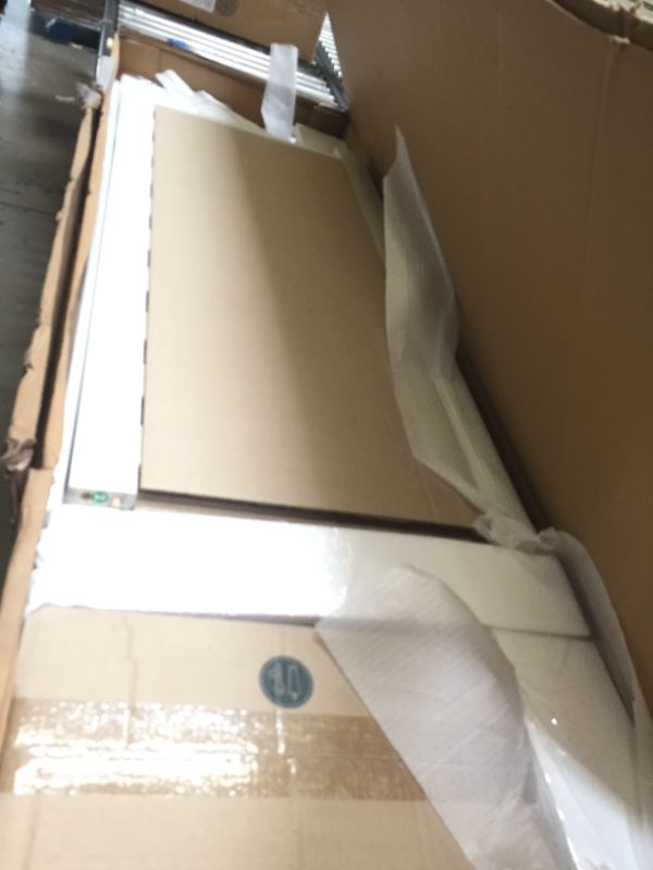 Photo 3 of ***SOLD FOR PARTS ONLY***ZINUS Wen Wood Deluxe Platform Bed Frame with Headboard / Solid Wood Foundation / Wood Slat Support / No Box Spring Needed / Easy Assembly, Full, Box Packaging Damaged, Moderate Use, Scratches and Scuffs Found on Item, Missing Par