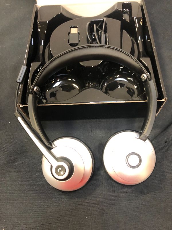 Photo 2 of  BLACK WIRELESS HEADSET WITH MICROPHONE 