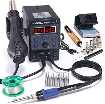 Photo 1 of 2 in 1 thermostatic soldering station and hot air rework station 
