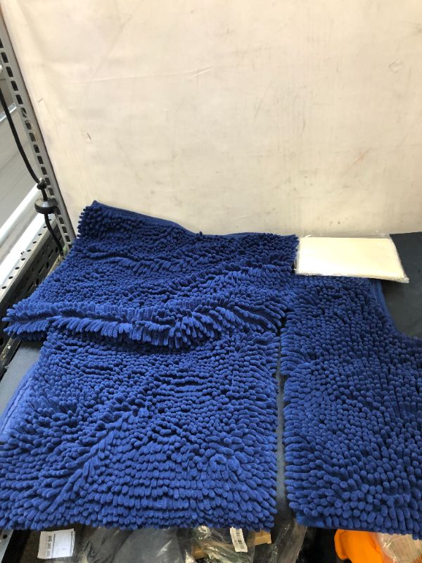 Photo 1 of 3 PC BLUE  BATHROOM RUGS 