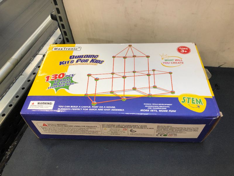 Photo 1 of 130 PC CONSTRUCTION BUILDING KIT FOR KIDS 