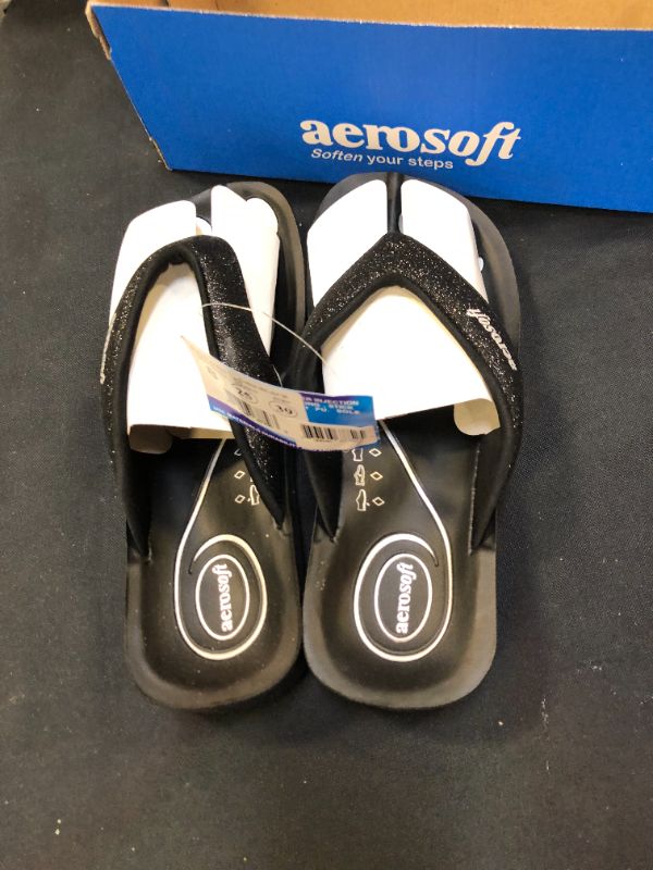 Photo 5 of Aerosoft Womens Gliteratti Flip Flop, Adult ( size: 8) 
