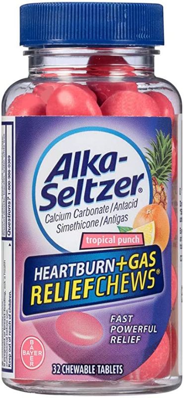 Photo 1 of Alka Seltzer Hrtbrn W/Gas Size 32ct Alka Seltzer Heartburn & Gas Relief Chews 32ct (exp:  01/23) 
