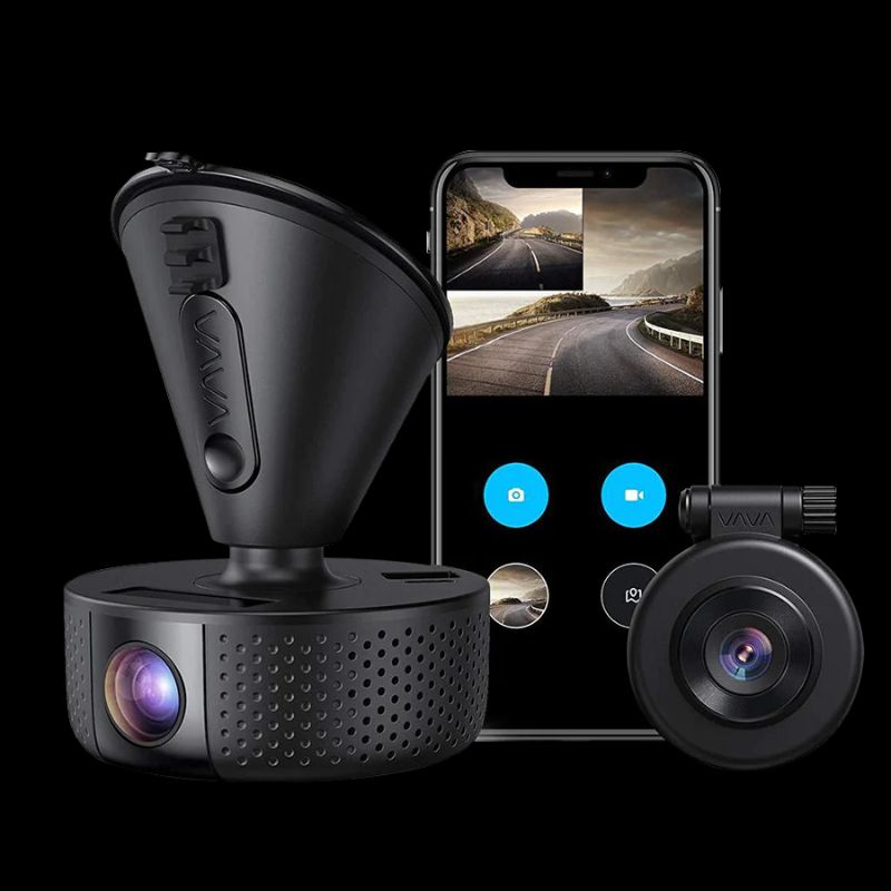 Photo 1 of VAVA 2560x1440P Single Front Dual 1920x1080P FHD Front and Rear Dash Camera with Wi-Fi, Night Vision, Parking Mode, G-Sensor, WDR, Loop Recording for Cars Model: VA-VD002