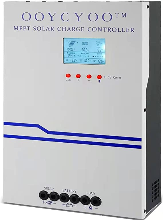 Photo 1 of 100 Amp MPPT Solar Charge Controller 24V 12V Auto, 100A Solar Panel Regulator Max Input Power 2500W, for AGM Sealed Gel Flooded Lithium Battery
