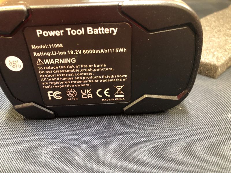 Photo 3 of 11098 6000mAh 19.2V Lithium Battery Compatible with Craftsman 315.115410 C3 19.2 Volt Tools, Craftsman 19.2V C3 XCP 11375 11376 1323903 130279005 315.114852 315.101540 Cordless Power Tools (2 Packs)
