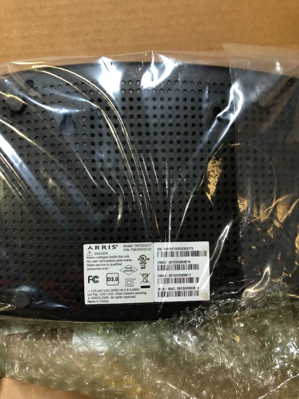 Photo 2 of ARRlS TM822G Telephony Cable Modem DOCSIS 3.0 8x4 (Renewed)
