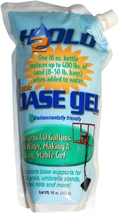 Photo 1 of BaseGel Basketball Goal Portable Bases Polymer, 16-Ounce

