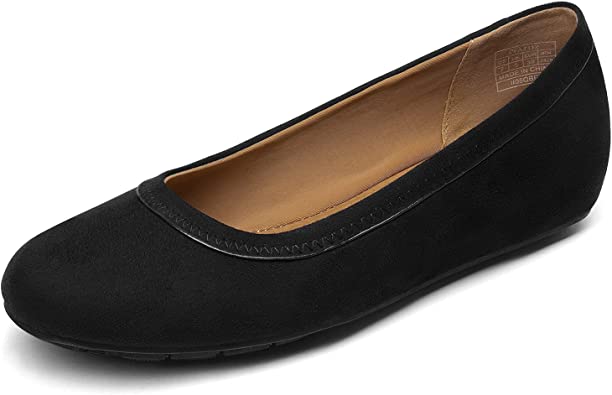 Photo 1 of DREAM PAIRS Women's Ballet Flats Comfortable Dressy Work Low Wedge Arch Suport Flats Shoes, Size 10 
