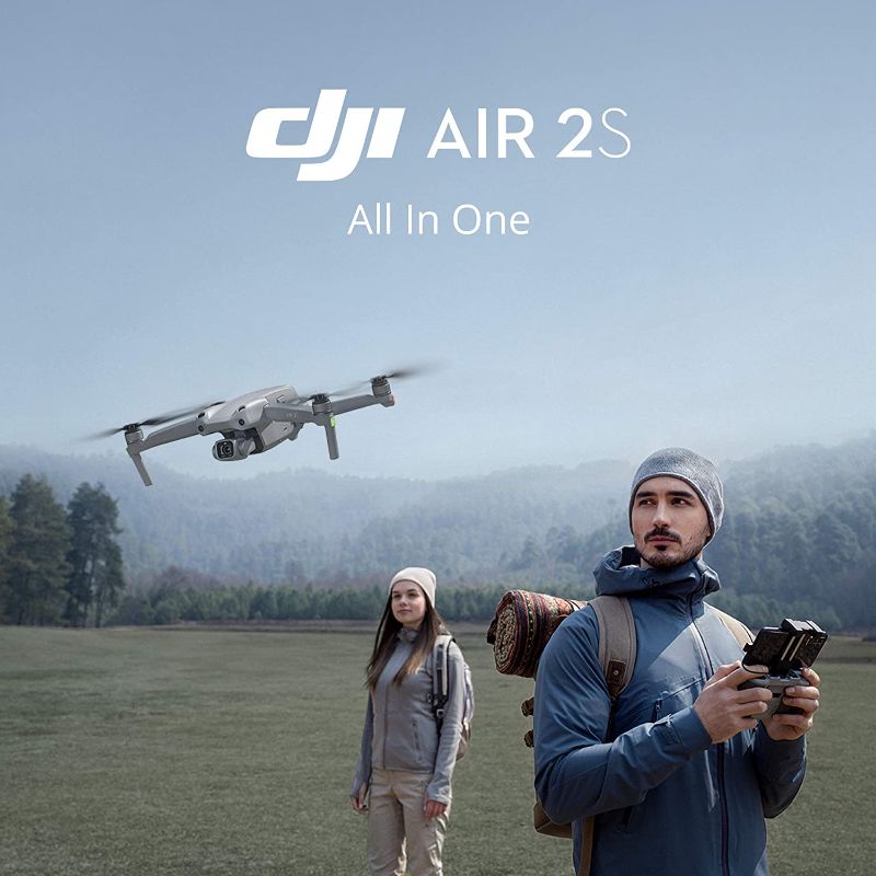 Photo 2 of DJI Air 2S Fly More Combo with Smart Controller - Drone with 4K Camera, 5.4K Video, 1-Inch CMOS Sensor, 4 Directions of Obstacle Sensing, 31-Min Flight Time, Max 7.5-Mile Video Transmission, Gray