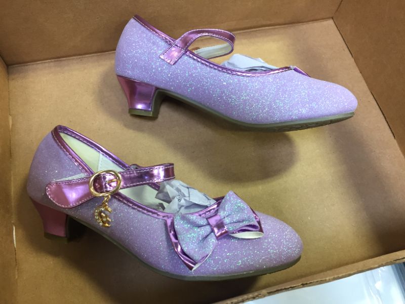 Photo 2 of Cadidi Dinos Girls Dress Shoes Wedding Party Heel Mary Jane Princess Flower Shoes WOMEN'S SIZE 7.5