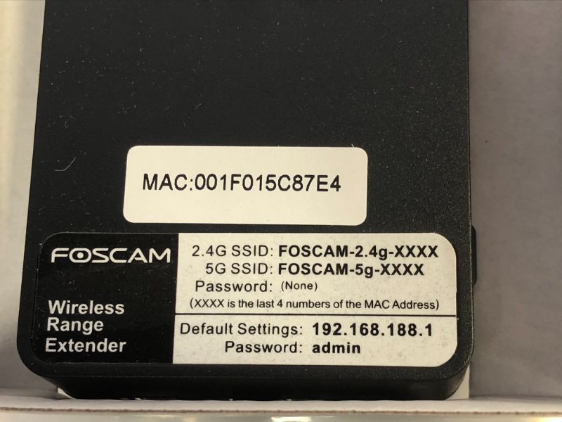 Photo 3 of WiFi Range Extender 1200Mbps Signal Booster Repeater, Foscam 2.4G & 5GHz Dual Band Wireless Amplifier with Intelligent Signal Indicator, One Button Setup with Ethernet Port
