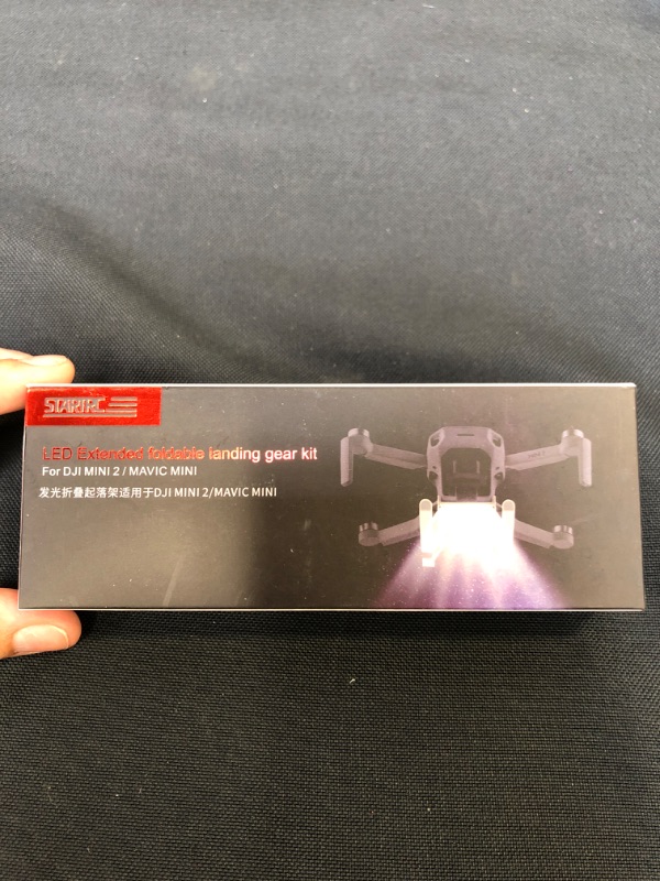 Photo 1 of LED Light Landing Gear for DJI Mini 2 /Mini SE/Mavic Mini,Foldable Landing Gear Heightened Leg Night Flight Light kit,USB Chargeable ---FACTORY SEALED---
