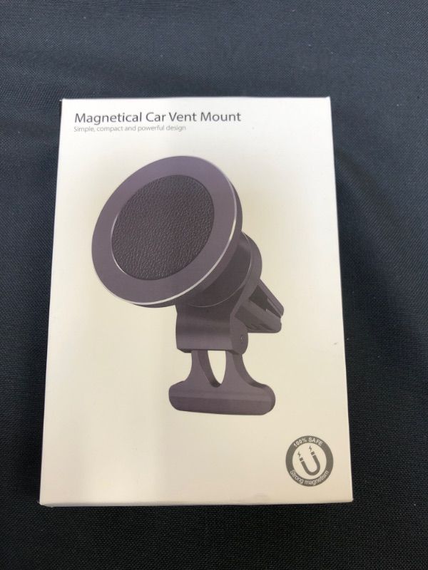 Photo 1 of Mag-Safe Car Mount for iPhone 13 : Magnetic Phone Car Mount - 360° Adjustable Air Vent Phone Holder for Car, Car Phone Holder for iPhone 13/12 Pro Mini Pro Max
