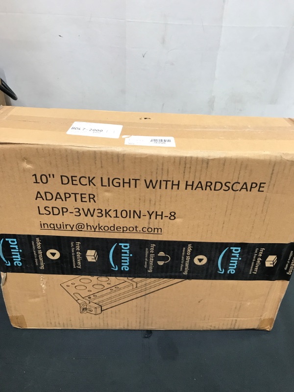 Photo 4 of 10" DECK LIGHT WITH HARDSCAPE ADAPTER LSDP/3W3K10IN-YH-8