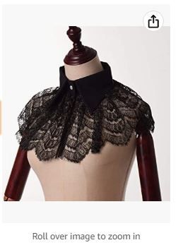 Photo 1 of BLESSUME Lolita Neck Collar Elizabethan Ruff Gothic Lace Neck Ruff Collar
