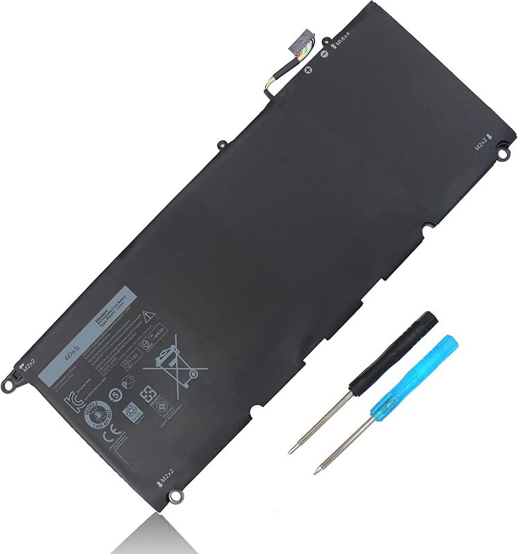 Photo 1 of PW23Y Battery for Dell XPS 13 9360 Series XPS 13-9360 13-9360-D1609G 13-9360-D1505G 13-9360-D1605G 13-9360-D1605T 13-9360-D1609 13-9360-D1705G TP1GT RNP72 0RNP72 0TP1GT 7.6V 60Wh
