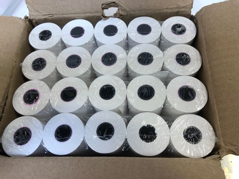 Photo 2 of Vonlyst Receipt Paper Roll for Square Terminal Credit Card Machine (20 rolls)