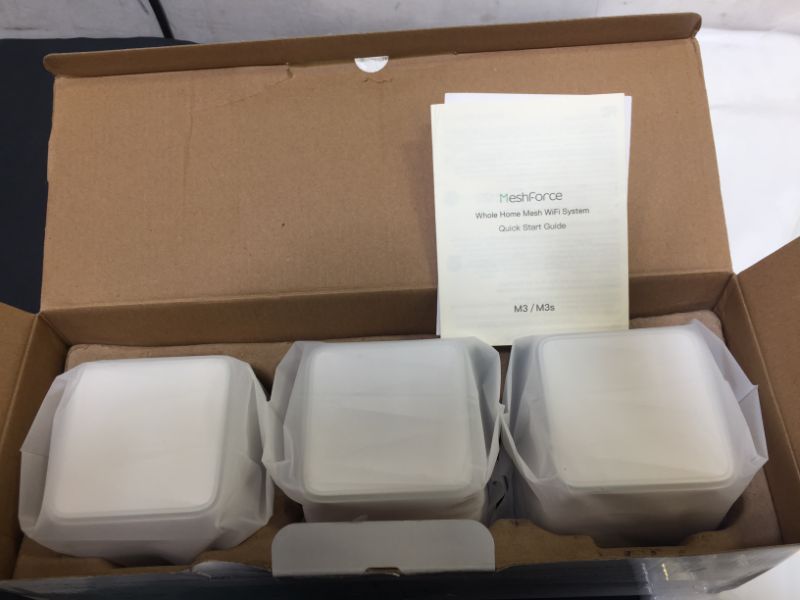 Photo 2 of Meshforce Mesh WiFi System M3s Suite - Up to 6,000 sq. ft. Whole Home Coverage - Gigabit WiFi Router Replacement - Mesh Router for Wireless Internet (3 Pack)
