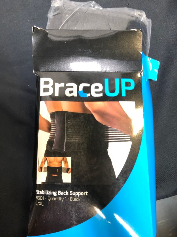 Photo 2 of Back Brace by BraceUP for Men and Women - Breathable Waist Lumbar Lower Back Support Belt for Sciatica