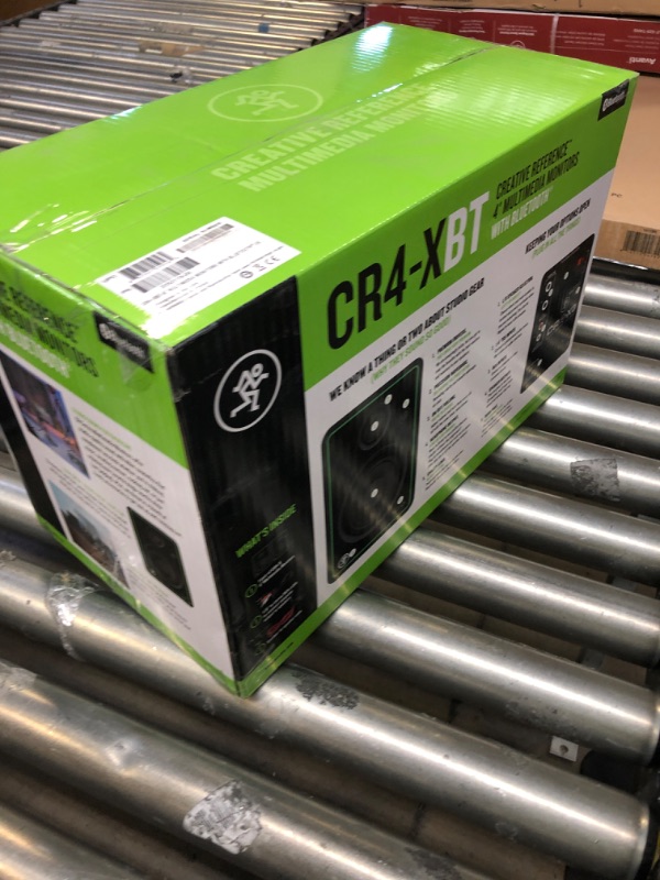 Photo 1 of Mackie CR-X Series, 4-Inch Multimedia Monitors with Professional Studio-Quality Sound and Bluetooth - Pair (CR4-XBT)
